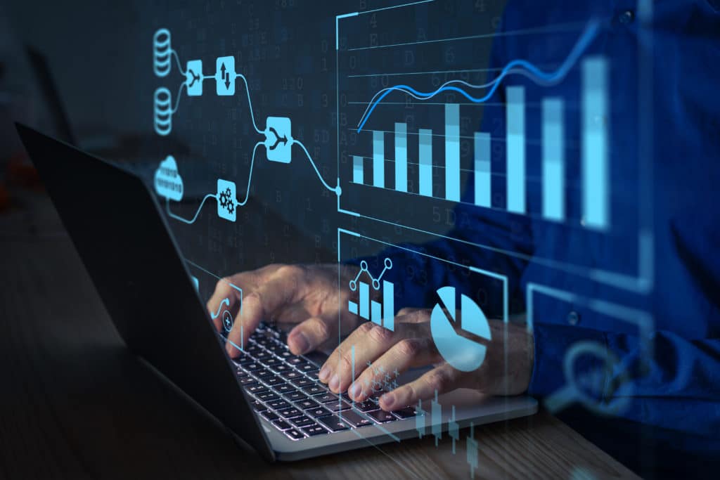 image showing how the data flows from sources to analytics tools