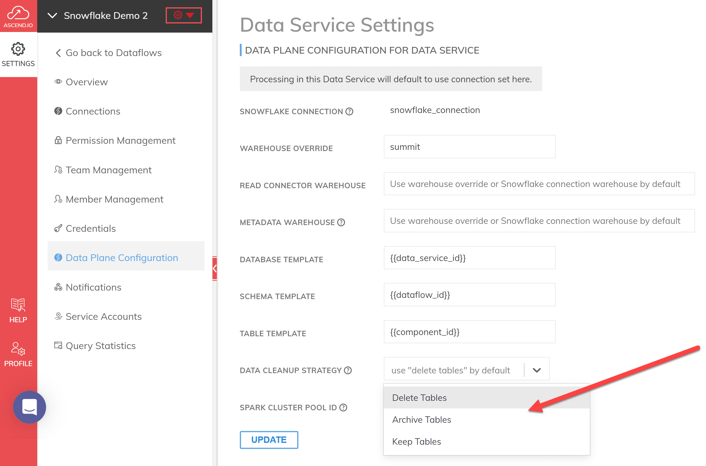 Handling orphaned datasets with Ascend