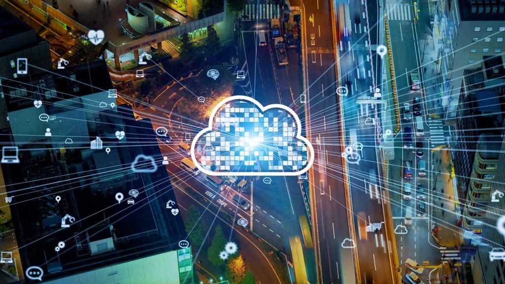 Cloud computing concept representing EtLT.