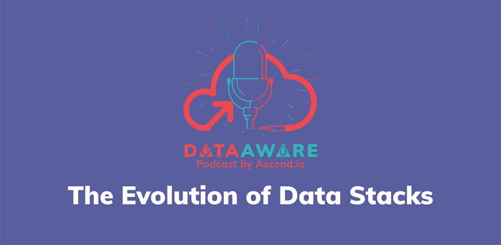 evolution of data stacks podcast cover image
