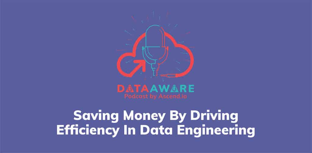 Saving Money By Driving Efficiency In Data Engineering podcast cover